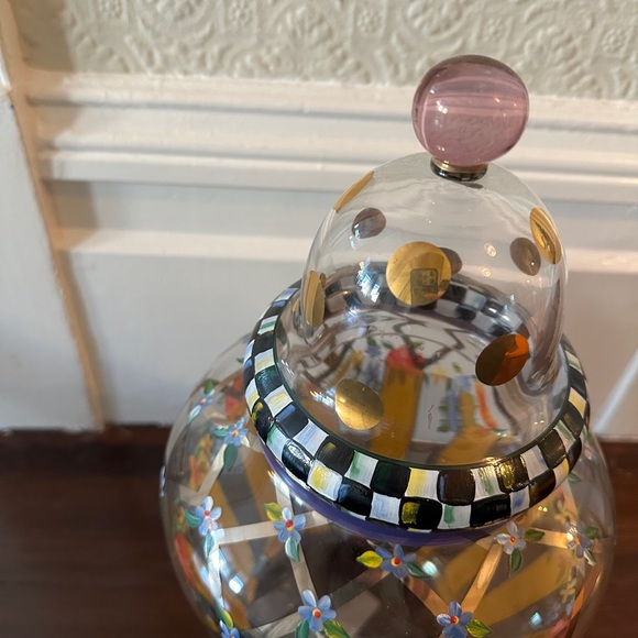 NWT Authentic MACKENZIE-CHILDS Garland Apothecary Jar - Picture 10 of 16